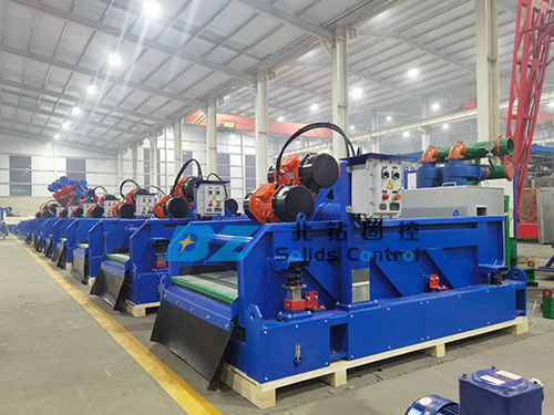 北鉆固控一批鉆井液振動(dòng)篩和除砂除泥一體機(jī)銷(xiāo)往海外